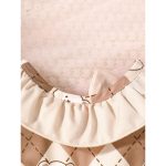 Catpapa 0-3Years Newborn&Toddler Kids&Baby Girl Plaid Long Sleeve Dress Clothes