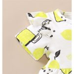 Catpapa 0-4 years old baby yellow fashion summer new shorts two-piece set, suitable for parties, outdoor activities, comfortable and cool, easy to clean