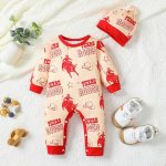 Catpapa 1-18Months Baby Boys Long Sleeve Romper With Hat