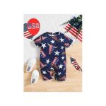 Catpapa 1-18Months Baby Boys Short Sleeve Bodysuit