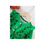 Catpapa 1-3Years Baby Girls Long SLeeve Dress Flounce Dress