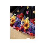 Catpapa 1-3Years Baby Girls Long SLeeve Flower Print Dress