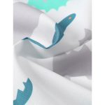 Catpapa 2-Piece Summer Loungewear Set for Baby Boys 3-24 Months - Cartoon Dortinosaur Print Round Neck Sh-Sleeve Top & Shorts