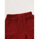 Catpapa 2-Piece Summer Outfit for Baby Boys 0-3 Years - Pineapple Print Round Neck Short-Sleeve T-Shirt & Solid Color Casual Shorts