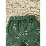 Catpapa 2-Piece Summer Set for Baby Boys 0-18 Months - Dinosaur Print Tank Top & Shorts