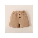 Catpapa 3-24 Months Baby Boy Summer Plain Color Cotton Clothes Set