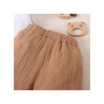 Catpapa 3-24 Months Baby Boy Summer Plain Color Cotton Clothes Set