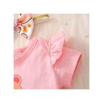 Catpapa 3-24Months Baby Girl Bear 3PCS Bodysuit Shorts With Headband