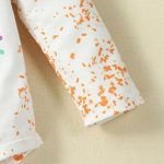 Catpapa 3-24Months Baby Girls Long Sleeved Shirt With Bell-bottoms And Hat Letter Printing