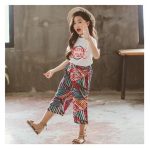 Catpapa 3-8 Girls Floral 2 Piece Suit, Casual Fashionable and Cute Suitable for Club Outdoor Party, Photo Taking