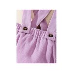 Catpapa 3Pcs 0-18Months Baby Girls Tees With Overall And Headband