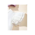 Catpapa 3Pcs 0-18Months Baby Girls Tees With Overall And Headband