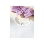 Catpapa 3Pcs 0-18Months Baby Girls Tees With Overall And Headband