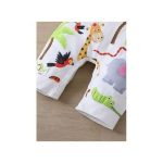 Catpapa 6-18Months Baby Boys Cartoon Printing Short Sleeve Bodysuit