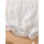 Catpapa Baby Cotton Leggings - Buttery-Soft White Diaper Pants 0-3 Years Unisex Essential