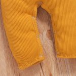 Catpapa Cozy Essentials 3-Piece Set for Baby Boys 0-24M: Ribbed Long-Sleeve Bodysuit + Matching Headband & Beanie – Thermal Cotton & Snug Fit