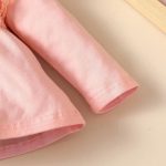 Catpapa Dress Set for 3-24 Months Toddlers Baby Girl Plaid Color Lace Skirt Long Sleeve + Floral Print Pants Casual Wear