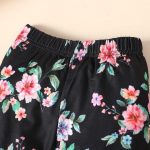 Catpapa Dress Set for 3-24 Months Toddlers Baby Girl Plaid Color Lace Skirt Long Sleeve + Floral Print Pants Casual Wear