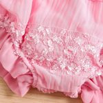 Catpapa Girls' Cotton Leggings - Blush Pink Stretchy Pants 0-3 Years Cute & Comfy