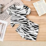 Catpapa Play-Proof 2-Piece Set for Infant Boys 0-3Years: Short-Sleeve & Shorts