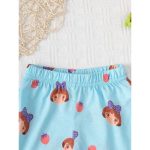 Catpapa Play-Proof 2-Piece Set for Infant Girls 0-3Years: Short-Sleeve & Shorts