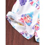 Catpapa Play-Proof 2-Piece Set for Infant Girls 0-3Years: Short-Sleeve & Shorts