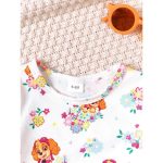 Catpapa Play-Proof 2-Piece Set for Infant Girls 0-3Years: Short-Sleeve & Shorts