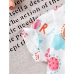 Catpapa Play-Proof 2-Piece Set for Infant Girls 0-3Years: Short-Sleeve & Shorts