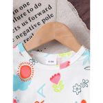 Catpapa Play-Proof 2-Piece Set for Infant Girls 0-3Years: Short-Sleeve & Shorts