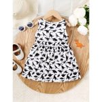 Catpapa Sweet Summer Dress for Baby Girls 0-3Years: Sleeveless A-Line Shift Dress