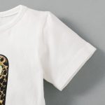 Catpapa Toddler Baju Baby Girl Outfit Cotton Solid Cactus Print Short Sleeve T-shirt Ripped Denim Shorts Summer Baby Girls Fashion 2pcs Outfits 0-3 Years