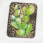 Catpapa Toddler Baju Baby Girl Outfit Cotton Solid Cactus Print Short Sleeve T-shirt Ripped Denim Shorts Summer Baby Girls Fashion 2pcs Outfits 0-3 Years