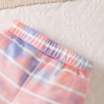 Catpapa Winter Long Sleeve Pink Striped Girl's Suit 100% Cotton