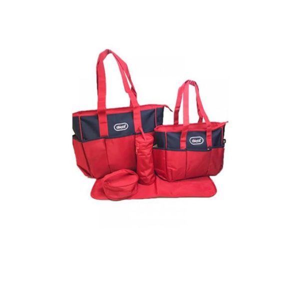 Chicco 5 In 1 Diaper Bags Red