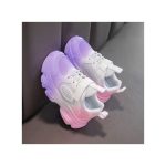 Child Girl Anti Slip Breathable Sneakers Thick Soled Mesh Fabric Kids Walk Shoes