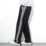 Classic Three-Piece Sportswear Men's Loose-Fit Striped Casual Long Pants Autumn/Winter Versatile