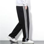 Classic Three-Piece Sportswear Men's Loose-Fit Striped Casual Long Pants Autumn/Winter Versatile