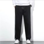 Classic Three-Piece Sportswear Men's Loose-Fit Striped Casual Long Pants Autumn/Winter Versatile