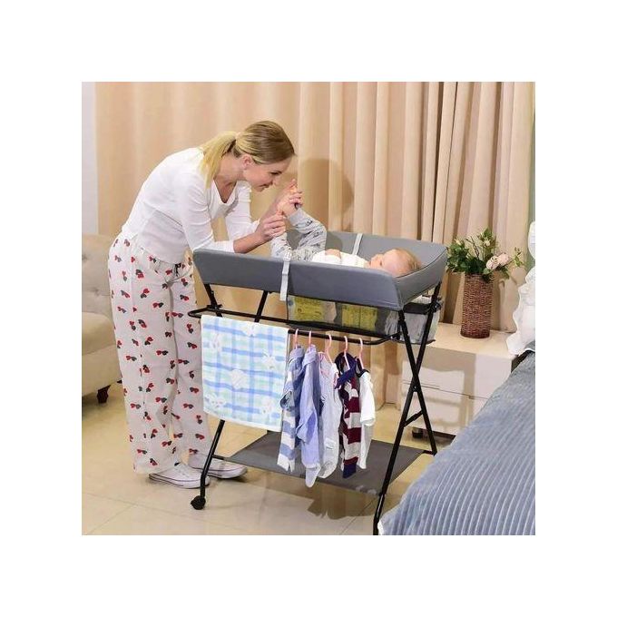 Classy Foldable and Portable Baby Changing Station