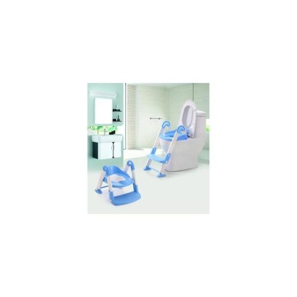 Comfortable 3-in-1 Toddler Potty Training Ladder with Step Stool