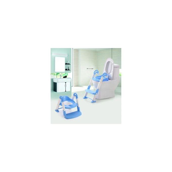 Comfortable 3-in-1 Toddler Potty Training Ladder with Step Stool