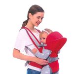 Comfortable Hooded Baby Carrier -Red