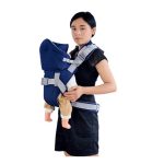 Comfortable Warm With a Hood Baby Carrier - Blue .
