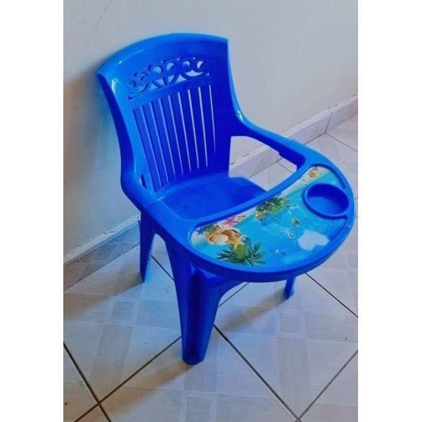 Complast Classic Feeding Baby Chair With Table Blue 1pc.