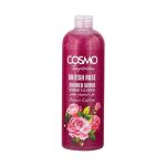 Cosmo Temptation British Rose Shower Scrub 1000ml, Moisturizing Body Wash Cleanse and Exfoliate All Skin Type, Face & Body Scrubs Shower Gel For Men & Women