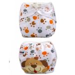 Cutest Printed Reusable Baby Diapers+3Bamboo Cotton Inserts
