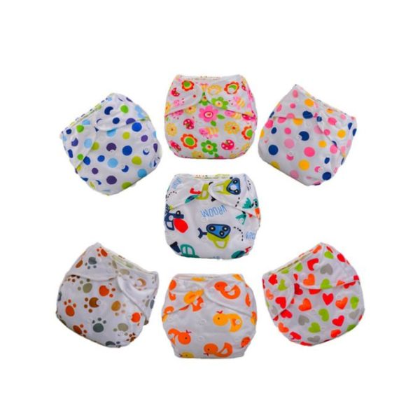 Cutest Printed Unisex Washable Cloth Diapers 0-24Months