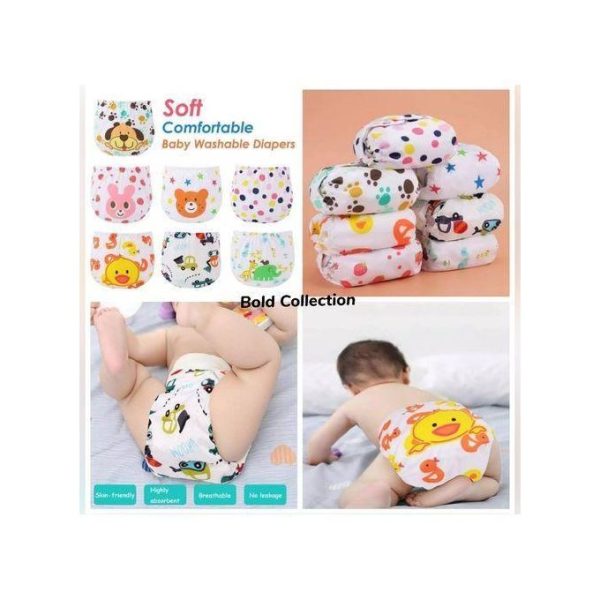 Cutest Printed Unisex Washable Cloth Diapers+Inserts