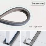 Door Floor Seal Strip Flexible Wind Stopper Under Door Seal Blocker Door Seal Strip Soundproof Wall Panels - 1 Piece