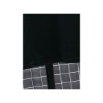 Dou-color Dou-color Men's Fashion Thick Hip Hop T-shirt -Black